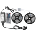 Miniatyrbilde 5 av 5: 10m LED-lysstripe Dimbar RGB 600 LEDer 5050 SMD