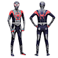 Miniatyrbillede 4 af 4: Spider-Man: Morales Jumpsuit Børne Superhelt Optræden Kostume Fancy Up Spandex 3-4 Years