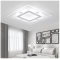 Miniatyrbilde 3 av 5: 42cm Geometrisk Flush Mount Akryl LED Dimmerbar Fjernkontroll