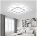 Miniatyrbillede 3 af 5: 42cm Geometrisk Flush Mount Akryl LED Dæmpbar Fjernbetjening
