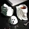 Miniatyrbillede 1 af 3: 3D Stor Kapacitet Spoof 401-500ml Hvid Halloween Krus