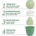 Miniatyrbillede 3 af 4: Bærbar Manuel Saftpresser, Dobbelt Brug Hurtig Klem Mini Manuel Citronpresser Bærbar Manuel Saftpresser Saftpresser Til Appelsiner Appelsiner Druer Vandmelon