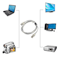 Miniatyrbild 1 av 4: 1,2 m USB 2.0 M/F Förlängningskabeladapter