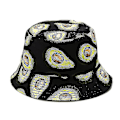 Miniatyrbild 1 av 4: Unisex Vändbar Packbar Bucket Hat, Solhatt för Män Kvinnor, Avocado Print Dubbelsidig Bärbar Vändbar Bucket Hat