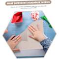 Miniatyrbilde 3 av 8: DIY Papp Leketøy Modell Skall 10 stk Gutter og Jenter Håndlaging Håndverk Undervisning Hjem Dek