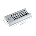 Miniatyrbild 4 av 5: Leise-728 Smart Laddningsbar Batteriladdare Aa Aaa Nicd Nimh