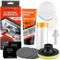 Miniatyrbild 5 av 5: Huvudlampspoleringspasta-kit DIY-uppsättning för restaurering av strålkastare
