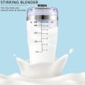 Miniatyrbillede 4 af 5: 450ml Automatisk Bærbar Rørblender Batteridrevet Selvrørende Milkshake Kop Elektrisk Cof-yuhao