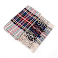 Miniatyrbilde 5 av 5: Oversized Tartan-sjal, Rutete Teppe, Plaid Wrap