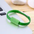 Pikkukuva 1 / 5: Pehmeä ranneke Micro USB 2.0 -kaapeli rannekoru lataus Androidille