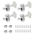 Miniatyrbilde 1 av 5: 4 stk Gitar Tuning Pegs Elektrisk Bass Tuner Peg Gitar Åpen Gear Tuning Pegs Maskinhoder For Fend