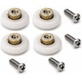 Miniatyrbillede 2 af 4: Sæt med 4 Reservehjul til Skydedør til Brusebad med M6 Skruer Diameter 20 mm