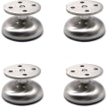 Miniatyrbilde 1 av 4: Sett med 4 justerbare møbelbein 3,8 cm lange, ekstra tykke, rustfritt stål