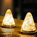 Miniatyrbilde 4 av 4: Solcelled Hagebelysning Utendørs Henge Solcellelys Kjegle Solcellelykt For Patio Hage Landskap