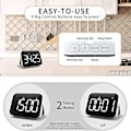 Miniatyrbillede 5 af 5: Køkken Timer Med Stor LED-Skærm Digital Timer Magnetisk Nedtælling Tidsmåler