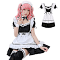 Miniatyrbild 1 av 5: Anime Fancy Costume Kvinnor Fransk Förkläde Kläder Set Sailor Jk Kläder 2XL