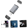 Miniatyrbild 4 av 8: USB till läsare adapter Micro kortläsare Mångsidig kortläsare för dator USB c kortadapter Portabel