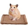 Miniatyrbillede 1 af 4: Lille Grisebur Hamster Seng Rektangulær Hus Varmt Plys Tæppe Sovepude Kæledyr Pude