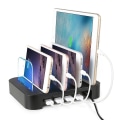 Miniatyrbilde 2 av 5: Laderstasjon med 4 USB-porter, multifunksjonell smartlader