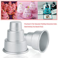 Miniatyrbillede 1 af 5: Praktisk 3-lags Cupcake Pudding Chokolade Kageform