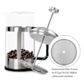 Miniatyrbild 2 av 3: Praktiska 5-pack franska pressfilter i rostfritt stål 350 ml/800 ml/1000 ml A-yuhao 800ml