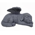 Miniatyrbillede 2 af 5: Husdyrs Mindesmærke Sten Tabt Kæledyr Medfølelse Mindesmærke Gave Gravsted Markør Hund Statue Have Dekoration Udendørs (1 stk)