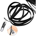 Miniatyrbillede 5 af 5: Elastisk 6mm 10mm 20mm Bred 30m Sort Hvid Syning DIY U-formet