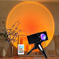 Miniatyrbilde 1 av 5: Solnedgang Lys, Led Usb Projektor 16 Farger Regnbue Solnedgang Projeksjonslampe Passer