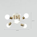Miniatyrbillede 3 af 5: 5-armet Nordisk Moderne Minimalistisk Stue Soveværelse Kontor