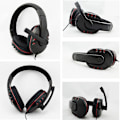 Miniatyrbillede 5 af 5: Ledningsforbundet 3,5 mm Headset Hovedtelefon Øretelefon Musik Mic PS4 PC