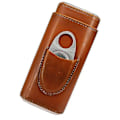 Miniatyrbild 3 av 3: Tre-fingers Cigarrlåda Hårdvara Bälte Sax Läder Set
