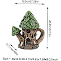 Miniatyrbilde 2 av 3: Solcelled Hagebelysning, Led Harpiks Hjem Sopp Skulptur Hjem Dekorative Ornamenter For Belysning