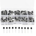 Miniatyrbild 3 av 5: 200 st Npn Pnp Transistor To-92 Effekttransistor Kit Typ 2