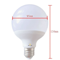 Miniatyrbilde 4 av 5: 2 stk 12W LED Globepærer 1000Lm B22 E26 E27 G95 24LED