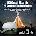 Pikkukuva 5 / 5: Leirintälamppu RGB-värimuutoksella, LED-leirintälyhty 5200 mAh USB-lahjalla