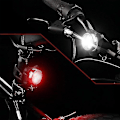 Miniatyrbillede 2 af 3: 3-Modes Cykellys Indbygget Genopladelig USB LED 2 stk