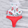 Miniatyrbild 2 av 4: Dam Jumpsuit Badkläder Halter Rem Push Up Bikini