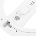 Pikkukuva 5 / 5: LED-seinäkello kaukosäätimellä, digitaalinen, ontto peili, lämpötila
