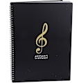 Miniatyrbillede 1 af 4: Musikmappe til noder, A4-papir, dokumenter, opbevaring, 30 lommer, nøgle