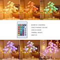 Miniatyrbilde 2 av 5: Rose Lampe LED Trelampe Valentins Bryllup Borddekor