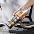 Miniatyrbillede 2 af 3: 400ml Glas Vandflaske Løst Blad Te Si, Sort