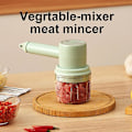 Miniatyrbilde 4 av 5: Trådløs 3-trinns mini-mikser Elektrisk matblender Håndholdt mikser Pink 3 set