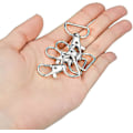 Miniatyrbild 1 av 3: 50 st Swivel Nyckelringar Spännen Trigger Snap Hooks D-Ring