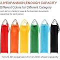 Miniatyrbillede 5 af 5: A4 Pp Vandtæt Transparent Dokument Opbevaring Organizer Pouch