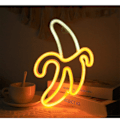 Miniatyrbilde 4 av 5: Neonlys Bananaformet Neonlampe Henger Aaa Batterikasse