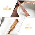 Miniatyrbild 3 av 8: Trä Wokspatel Set Non-Stick Stekpanna Ägg Bakspatel Set för Stekt Biff Klämma Köksredskap