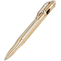 Miniatyrbillede 1 af 4: Massiv Messing Gelblækpen Retro Twist Bolt Action Kontor