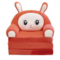 Miniatyrbillede 1 af 3: Foldbar Børnesofa Toddler Stol Pludset Lazy Comfy Sofa