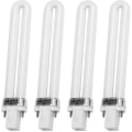 Miniatyrbillede 1 af 5: 4 stk. 9W UV-lampe Lys til Neglekunst Tørrelampe U-formet Lampe Pære Rør
