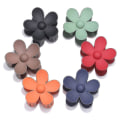 Miniatyrbilde 1 av 3: Store hårklipp Matte blomster hårklipp Sklisikre søte hårklipp Hårklipp Tang 6 farger